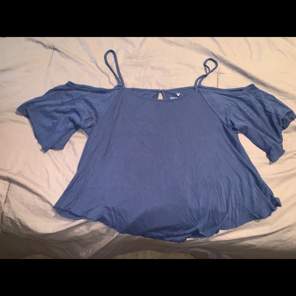 Blue American Eagle top